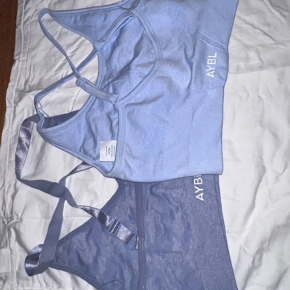AYBL Light Blue Sports Bra Set